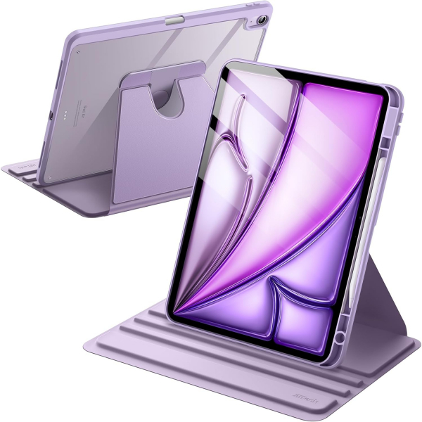 JETech Rotating iPad Air M2 Klf (13 in)-Purple