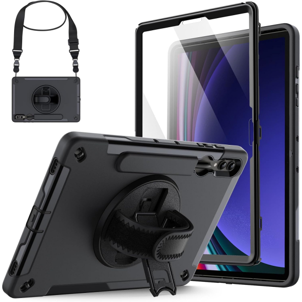 JETech Samsung Galaxy Tab S10 Plus Rugged Klf-Black