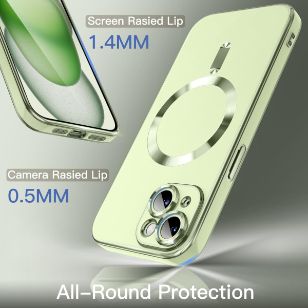 JETech Apple iPhone 15 Electroplated Klf-Green