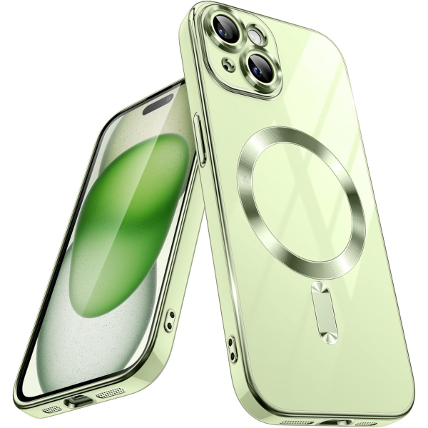 JETech Apple iPhone 15 Electroplated Klf-Green