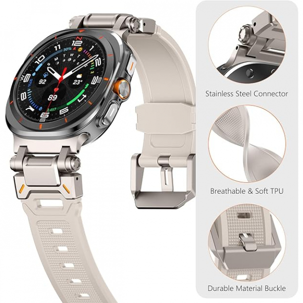 KADES Galaxy Watch Ultra 47mm Kay -Titanium Starlight