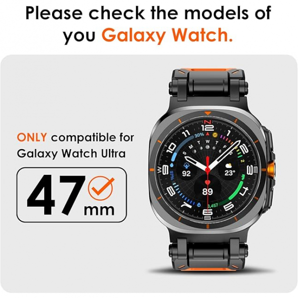 KADES Galaxy Watch Ultra 47mm Kay -Black Orange