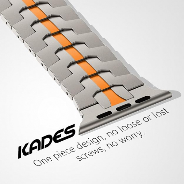 KADES Apple Watch 10 46mm Kay -Titanium Orange 