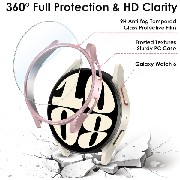 KIMILAR Galaxy Watch 6 Ekran Koruyucu (40mm)-Pink
