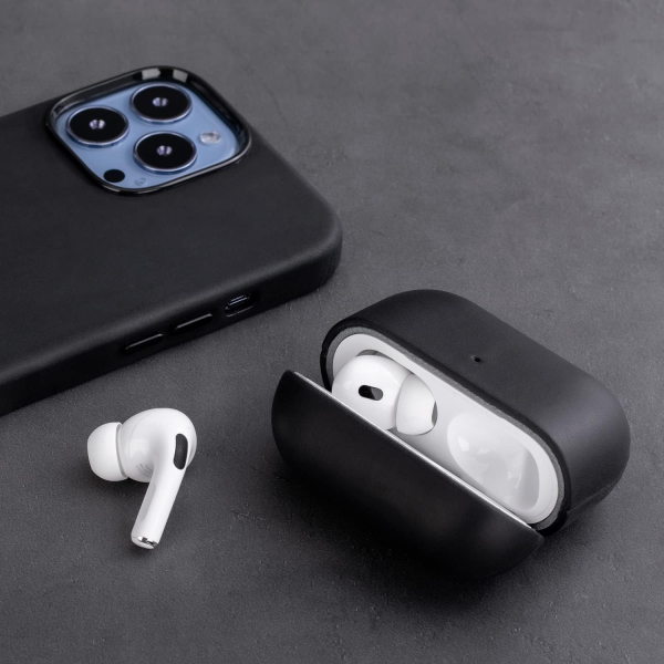 MAOGOAM Deri AirPods Pro 2.Nesil Klf-Black