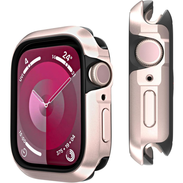 MAGEASY Apple Watch 9 45mm Bumper Klf-Pink 