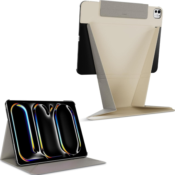 MAGEASY Lift iPad Pro M4 Klf (13 in)-Starlight White