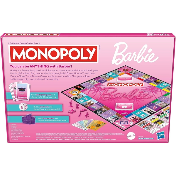 MONOPOLY Barbie Kutu Oyunu