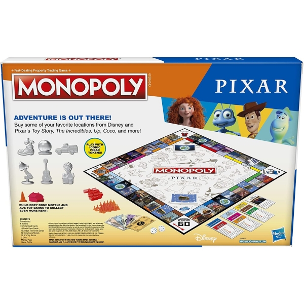 MONOPOLY Pixar Edition Kutu Oyunu