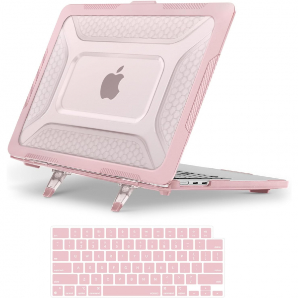 MOSISO MacBook Air M3 Standl Klf (13 in)-Pink 