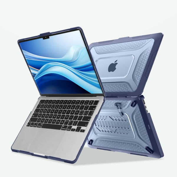 MOSISO MacBook Air M3 Standl Klf (13 in)-Navy Blue