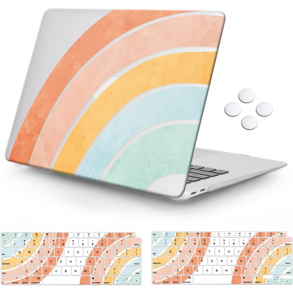 iCasso MacBook Air Desenli Klf (13 in)-Rainbow