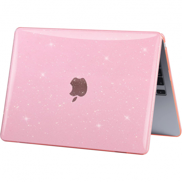 EooCoo MacBook Air M3 Glitter Klf (13 in)-Sparkly Pink 