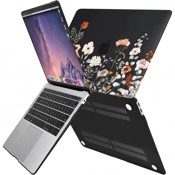 MOSISO MacBook Air M3 Desenli Klf (13 in)-Black