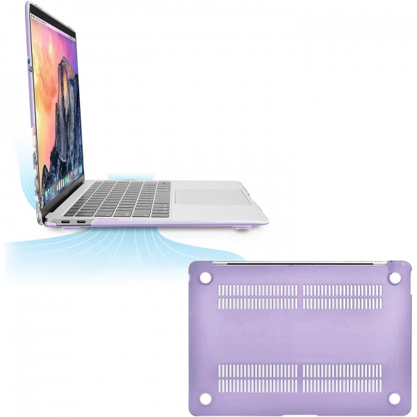 MOSISO MacBook Air M3 Desenli Klf (13 in)-Purple