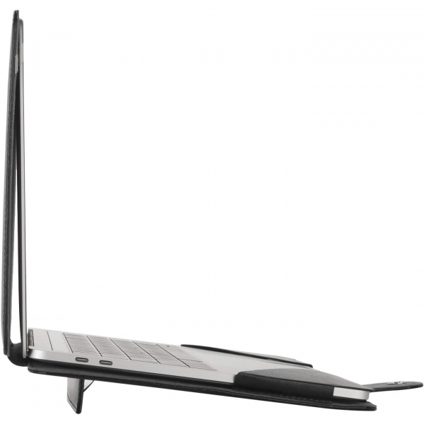 MOSISO Deri MacBook Air M3 Uyumlu Klf (13 in)-Black