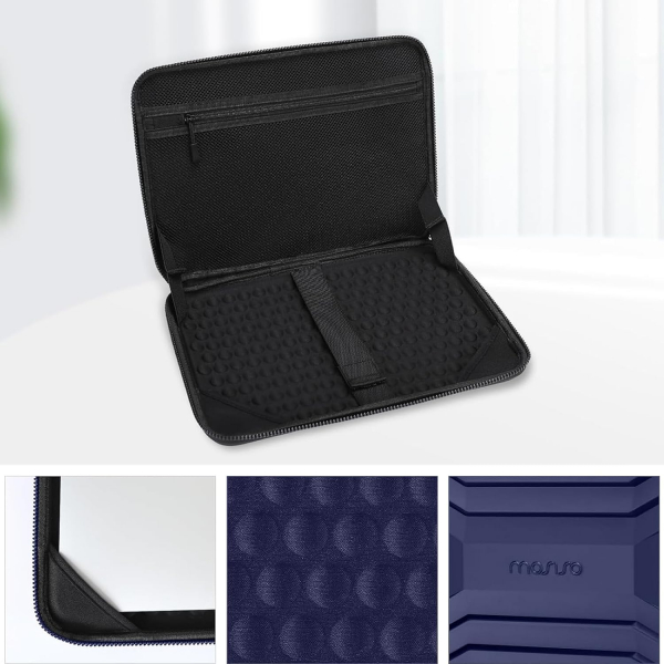 MOSISO Trapezoid Sapl Laptop antas (13-13.3 in)-Navy Blue 