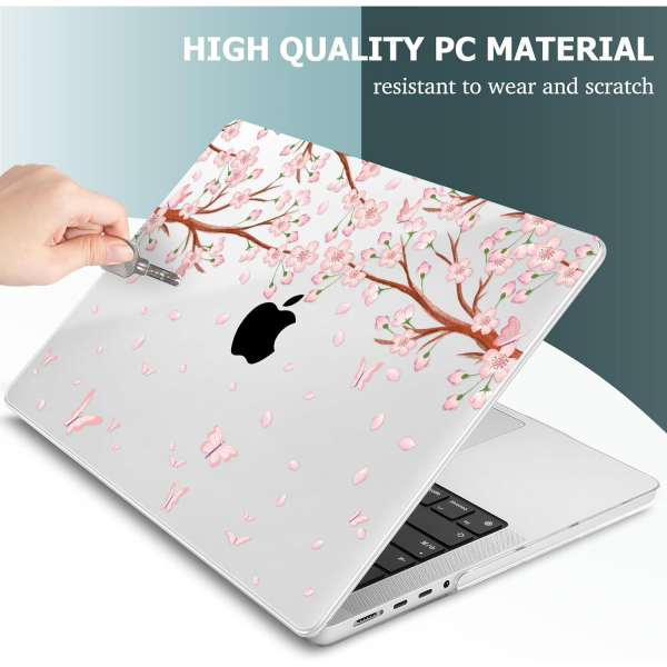 May Chen MacBook Pro M4 Sert Klf (16 in)-Butterfly Cherry