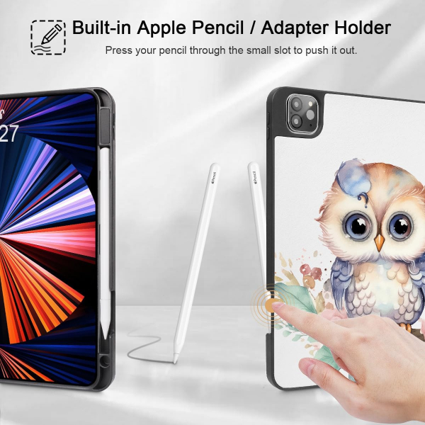 May Chen Standl iPad Pro M2 Klf (11 in)-Cute Owl