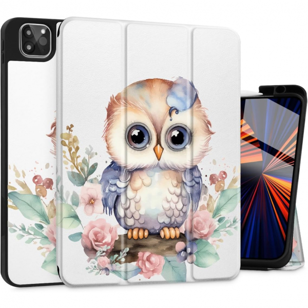 May Chen Standl iPad Pro M2 Klf (11 in)-Cute Owl