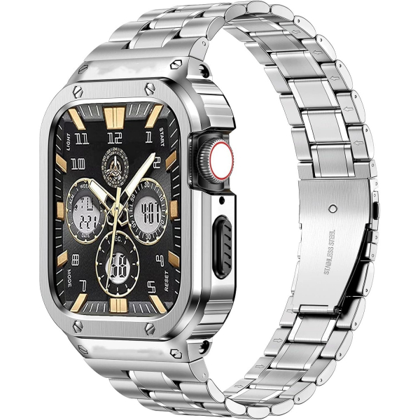 MioHHR Apple Watch 10 46mm elik Kay -Silver 