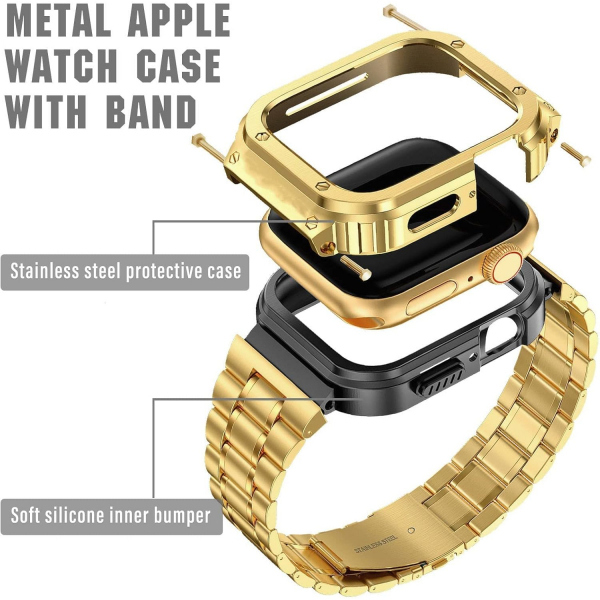 MioHHR Apple Watch 10 46mm elik Kay -Gold 