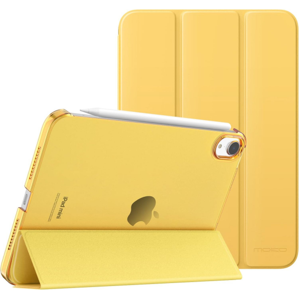 MoKo Apple iPad Mini 7 Standl Klf -Mist Yellow 