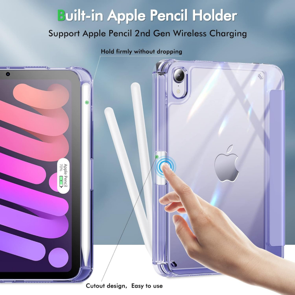 INFILAND Apple iPad Mini 7 Klf -Lavender Purple 