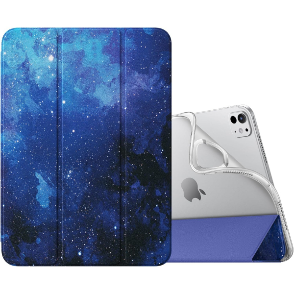  MoKo Apple iPad Pro M4 Ultra Slim Klf (11 in)-Blue Starry Sky 