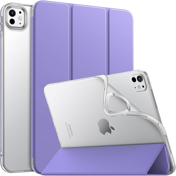  MoKo Apple iPad Pro M4 Ultra Slim Klf (11 in)-Lavender Purple 