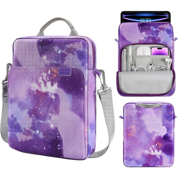 MoKo Omuz Askl Tablet antas(12.9-13 in)-Purple Starry Sky