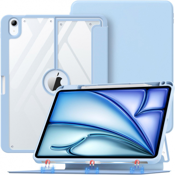 MoKo iPad Air 6.Nesil Klf (11 in)-Sky Blue