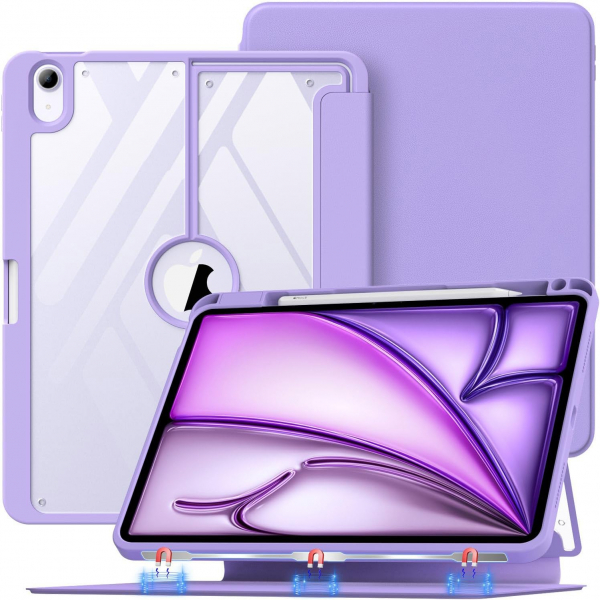 MoKo iPad Air 6.Nesil Klf (11 in)-Purple