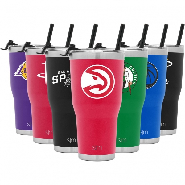 NBA Atlanta Hawks Lisansl elik Bardak (Krmz)