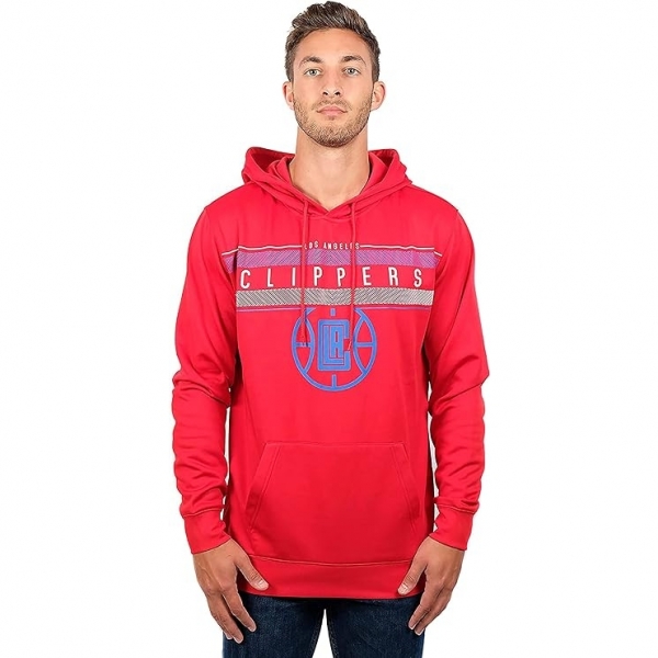 NBA Los Angeles Clippers Lisansl Hoodie (Krmz)