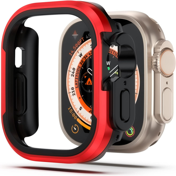 NINKI Apple Watch Ultra 1/2 Bumper Klf-Red