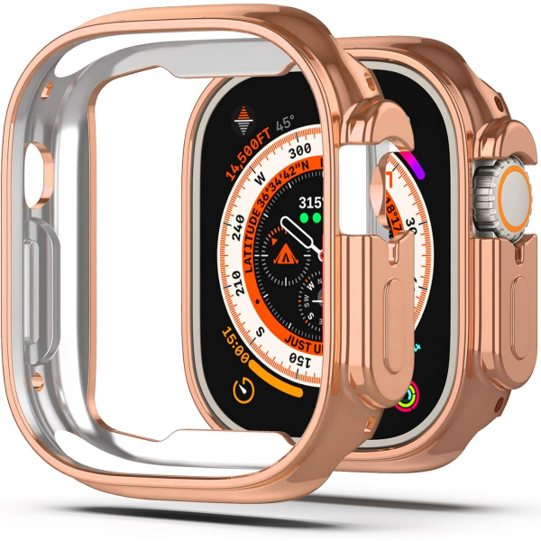 NINKI Apple Watch Ultra 1/2 Bumper Klf-Rose Gold