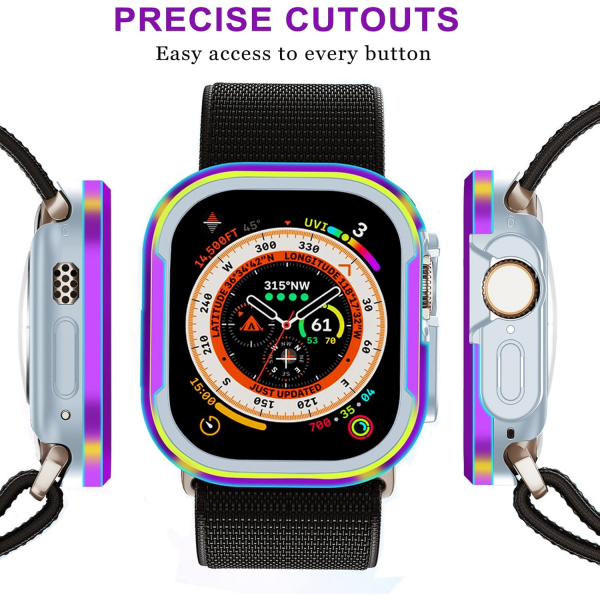 NINKI Apple Watch Ultra 1/2 Bumper Klf-Colorful