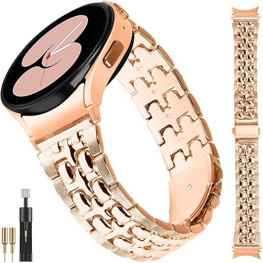 NINKI Galaxy Watch 7/6/5/4 Kay(40mm/44mm)-Rose Gold