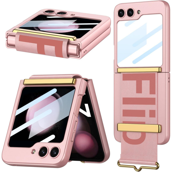 NINKI Darbeye Dayankl Galaxy Z Flip 6 Klf -Pink