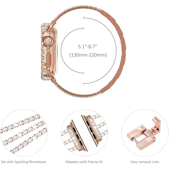 NewWays Apple Watch Iltl Kay (40mm)-Rose Gold