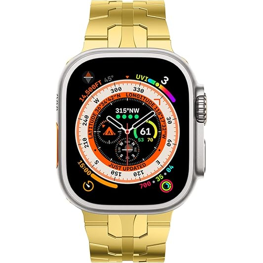 NewWays Apple Watch elik Kay (42/44/45/49mm)-Gold