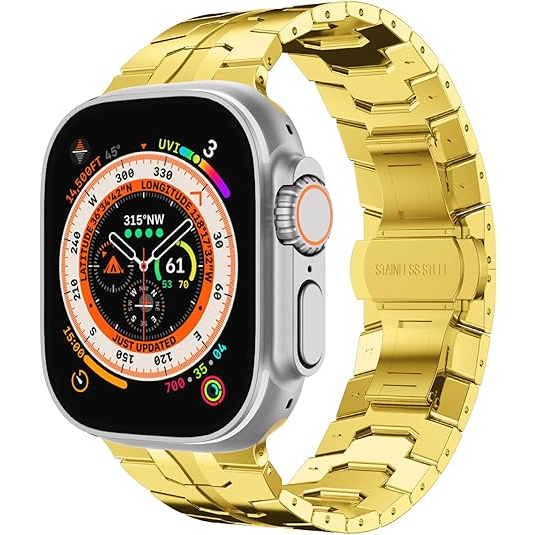 NewWays Apple Watch elik Kay (42/44/45/49mm)-Gold