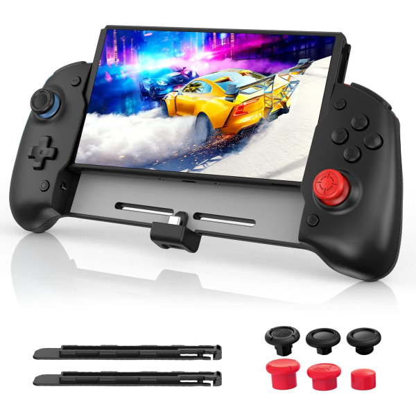 NexiGo Gripcon Nintendo Switch Ergonomik Oyun Konsolu-Black