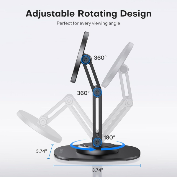 OMOTON 360 Derece Dnebilen Manyetik Stand 