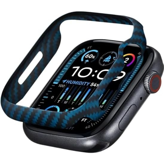 PITAKA  Apple Watch Ultra/2.Nesil Bumper Koruyucu(49mm)-Black Blue