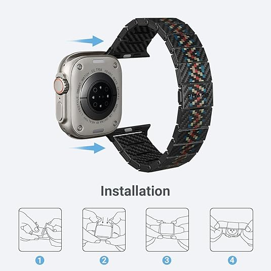 PITAKA Apple Watch Ultra/2.Nesil Uyumlu Kay -Rhapsody