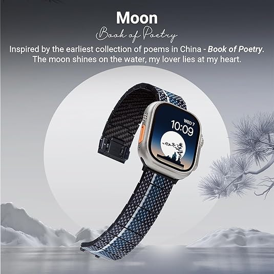 PITAKA Apple Watch Ultra/2.Nesil Uyumlu Kay -Moon