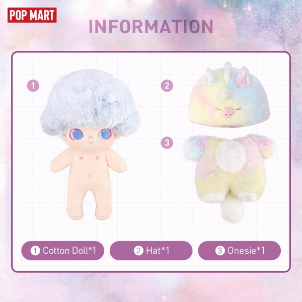 POP MART DIMOO Unicorn Aksiyon Figr(20 cm)