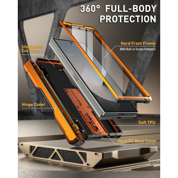 Poetic Spartan Galaxy Z Fold 6 Klf-Orange